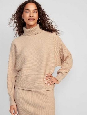 Cardigan Old Navy Cropped Rib-Knit Turtleneck Pull Femme Cozy Cashmere | 490-WFAJNS
