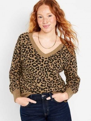 Cardigan Old Navy SoSoft Cocoon Pull Femme Marron | 396-YDKCMT