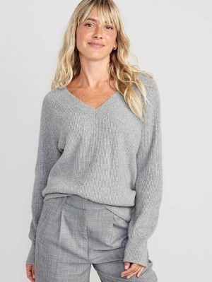 Cardigan Old Navy SoSoft Cocoon Pull Femme Grise | 863-UVDYAI