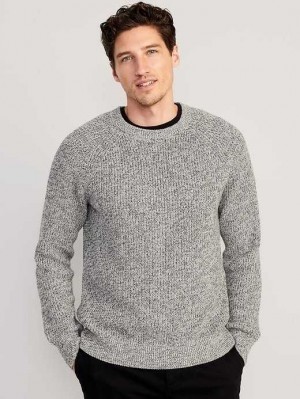 Chandails Old Navy Crew-Neck Raglan Pull Homme Grise | 592-BUCLHZ
