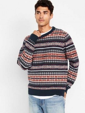 Chandails Old Navy SoSoft Pull Homme Bleu Marine | 450-TBKGDI
