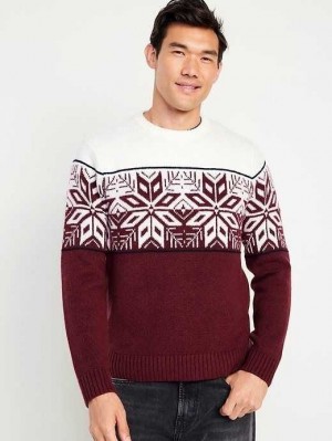 Chandails Old Navy SoSoft Pull Homme Rouge | 426-ZUGINH