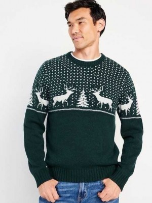 Chandails Old Navy SoSoft Pull Homme Turquoise | 097-GFZRNX