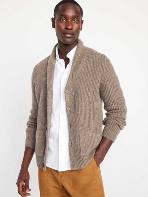 Chandails Old Navy SoSoft Shawl-Collar Cardigan Pull Homme Marron Clair | 349-JVMONE
