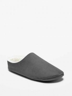 Chausson Old Navy Faux-Daim Sherpa-Doublée Slippers Homme Panther | 798-XKYFPV