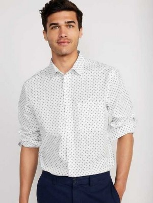 Chemises Old Navy Classiche-Fit Everyday Shirt Homme Blanche | 061-PXRUBK