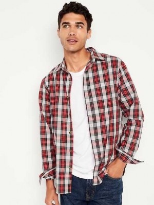 Chemises Old Navy Classiche-Fit Everyday Shirt Homme Blanche | 016-QZDNXV