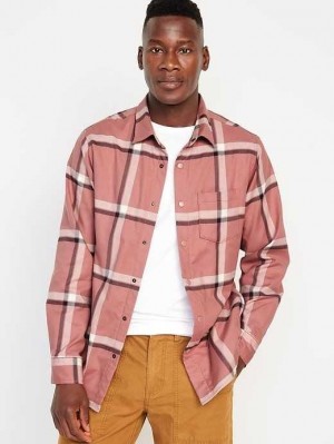 Chemises Old Navy Cozy-Doublée Shacket Homme Rose Clair | 502-UXMHZW