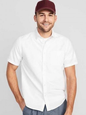 Chemises Old Navy Regular-Fit Everyday Oxford Shirt Homme Blanche | 278-LHSABZ