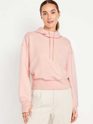 Haut Running Old Navy Dynamic Fleece Hoodie Femme Rose | 267-BAYSDV