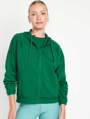 Haut Running Old Navy Dynamic Fleece Zip Hoodie Femme Serpentine | 193-DPKQXN