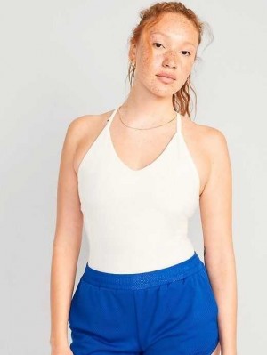 Haut Running Old Navy PowerChill Lanières Bodysuit Femme Bleu Clair | 351-QNXRFV