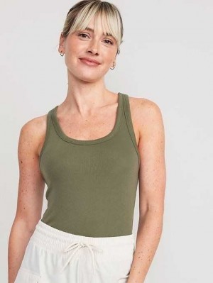 Haut Running Old Navy UltraLite Rib-Knit Racerback Tank Top Femme Alpine Tundra | 679-CNPSUW