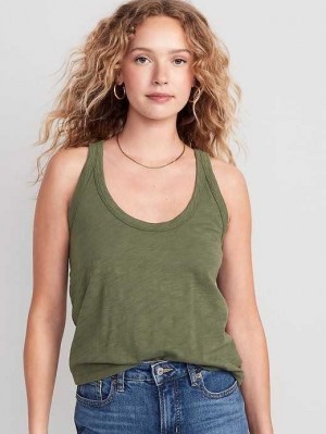 Hauts Old Navy EveryWear Slub-Knit Tank Top Femme Alpine Tundra | 278-QPIMJL