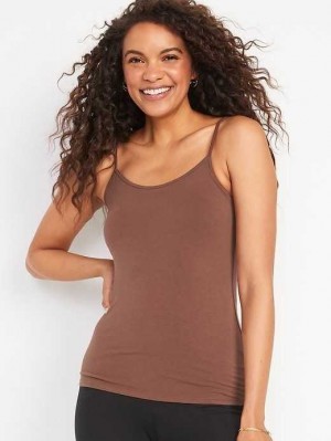 Hauts Old Navy First-Layer Fitted Cami Top Femme Maplewood | 385-BWKUVM
