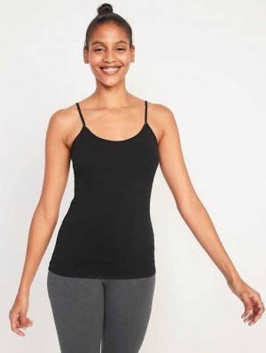 Hauts Old Navy First-Layer Fitted Cami Top Femme Blackjack | 247-FUHBDY