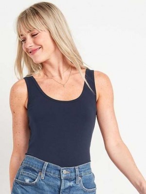 Hauts Old Navy First-Layer Tank Top Femme Bleu Marine | 561-IDTBKO