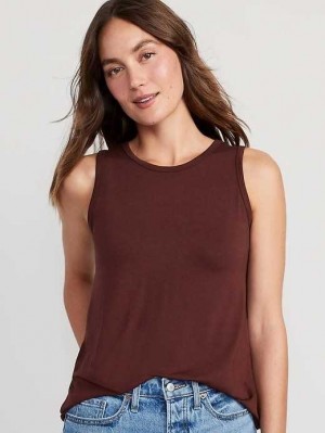 Hauts Old Navy Luxe Swing Tank Top Femme Grand Canyon | 982-ATFIUG