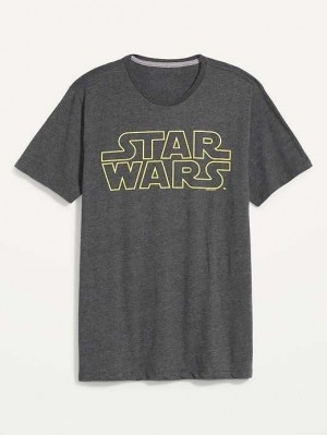 Hauts Old Navy Star Wars Graphique Gender-Neutre T-Shirt Homme Grise | 693-RPHTGK