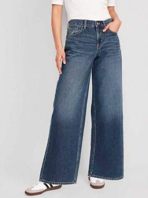 Jean Old Navy Baggy Larges Leg Jeans Femme Myrtle | 231-MCQZNJ