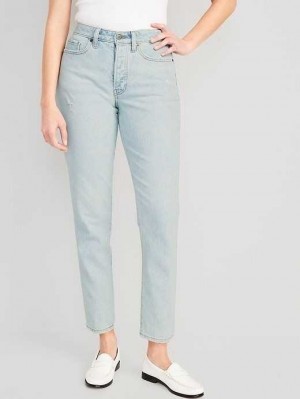 Jean Old Navy Curvy High-Waisted Button-Fly OG Droit Ankle Jeans Femme Leif | 524-BRGYHE
