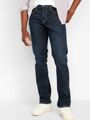 Jean Old Navy Droit 360 Stretch Performance Jeans Homme Lavage Foncé | 204-TPZYRB