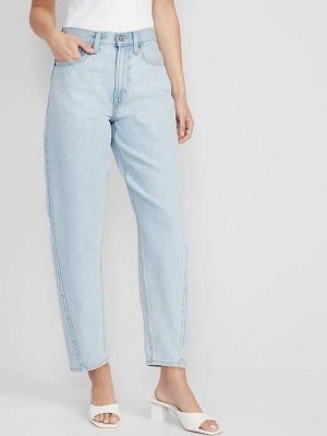 Jean Old Navy Extra High-Waisted Non-Stretch Ankle-Length Balloon Jeans Femme Echo | 429-XISHNC