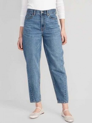 Jean Old Navy Extra High-Waisted Non-Stretch Balloon Ankle Jeans Femme Lavage | 286-DKYZVA