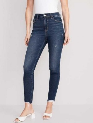 Jean Old Navy Extra High-Waisted Rockstar 360 Stretch Super-Mince Jeans Femme Lia | 407-IAMGZJ