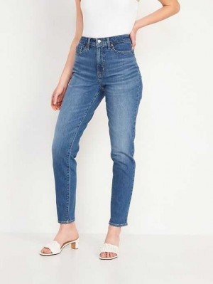Jean Old Navy High-Waisted O.G. Droit Ankle Jeans Femme Tequila | 518-BPCTQM