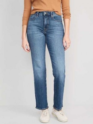 Jean Old Navy High-Waisted OG Droit Jeans Femme Saylor | 130-HCJQVK