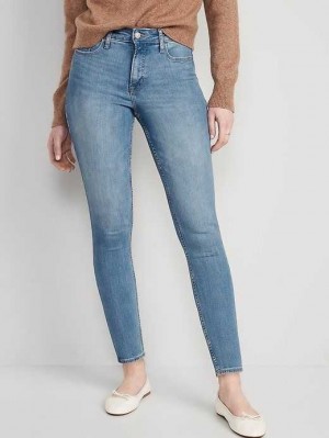 Jean Old Navy High-Waisted Rockstar Super-Mince Jeans Femme Lydia | 350-HACSVG