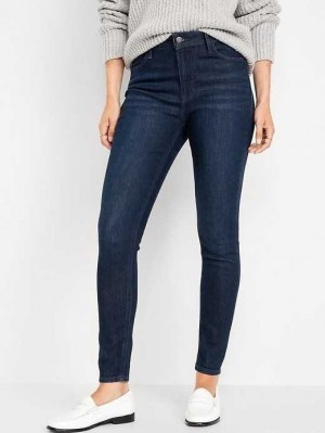 Jean Old Navy High-Waisted Wow Super-Mince Jeans Femme River | 480-KXFZNS