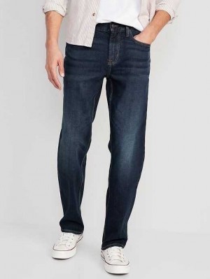 Jean Old Navy Loose Built-In Flex Jeans Homme Lavage Foncé | 169-ZJEYFR