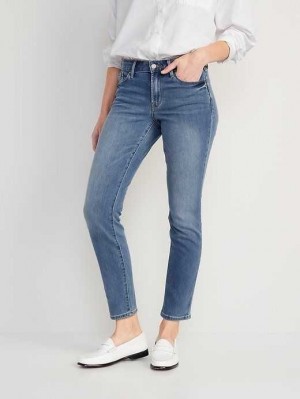 Jean Old Navy Power Slim Droit Jeans Femme Willow | 239-DYPQMV
