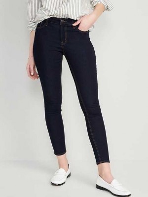 Jean Old Navy Rockstar Super-Mince Jeans Femme Rinse | 026-QVCRBG