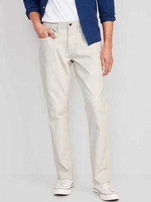 Jean Old Navy Slim 360 Tech Stretch Ecru Performance Jeans Homme Ecru | 263-SHEMLW