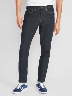 Jean Old Navy Wow Athlétiques Taper Non-Stretch Jeans Homme Lavage Foncé | 910-NTGCSW