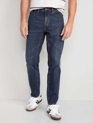 Jean Old Navy Wow Athlétiques Taper Non-Stretch Jeans Homme Lavage Foncé | 832-EGRZXM