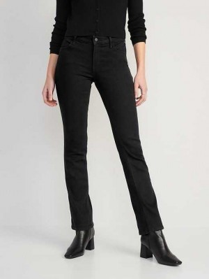 Jean Old Navy Wow Boot-Cut Jeans Femme Noir | 762-LRQEBV