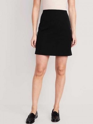 Jupes Old Navy High-Waisted Pixie Mini Skirt Femme Noir | 538-MCZUHI