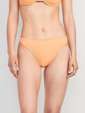 Maillots De Bain Old Navy High-Waisted French-Cut Nervuré Bikini Swim Bottoms Femme Sunfish | 856-ODRUSN