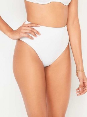 Maillots De Bain Old Navy High-Waisted Printed French-Cut Bikini Swim Bottoms Femme Calla Lily | 621-WETIMA