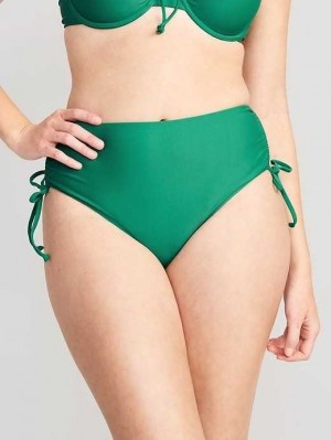 Maillots De Bain Old Navy High-Waisted Tie-Cinched Bikini Swim Bottoms Femme Northern Lights | 261-BVKRPT