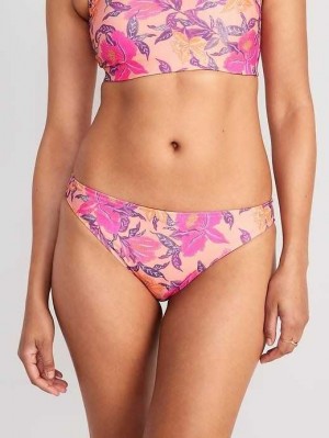 Maillots De Bain Old Navy Matching Classiche Bikini Swim Bottoms Femme Corail | 483-RXUDQA