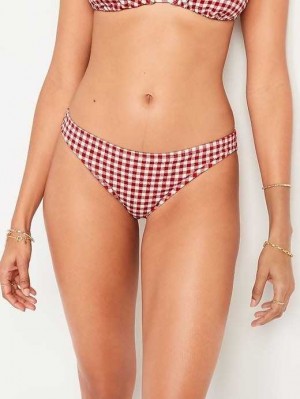 Maillots De Bain Old Navy Pique Classiche Bikini Swim Bottoms Femme Rouge | 108-OFVSEH