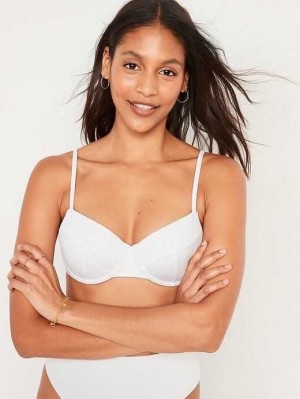 Maillots De Bain Old Navy Pique Underwire Bikini Swim Top Femme Calla Lily | 032-YRNLCB