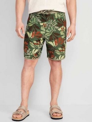 Maillots De Bain Old Navy Printed Built-In Flex Board Shorts Homme Vert | 628-WOIYEG