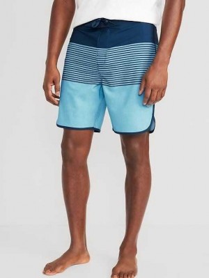 Maillots De Bain Old Navy Printed Built-In Flex Board Shorts Homme Bleu | 518-AFYLZC