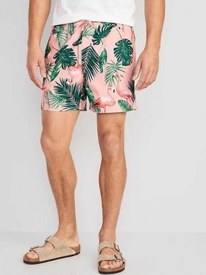 Maillots De Bain Old Navy Printed Swim Trunks Homme Multicolore | 037-TPMRLO